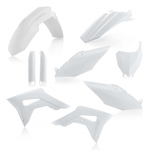 KIT PLÁSTICOS COMPLETO ACERBIS HONDA CR-F 450 2017-2018 BRANCO